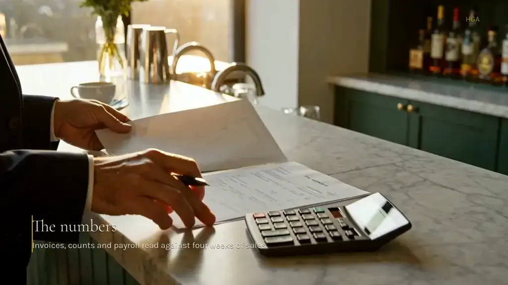 A Hospitality Growth Advisors adviser walking through a restaurant margin audit
